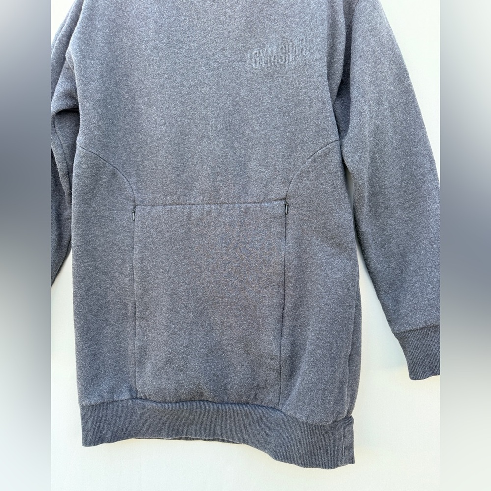 Gymshark So Soft Pullover Funnel Neck Tunic Length Sweatshirt Sz Small - Picture 12 of 16